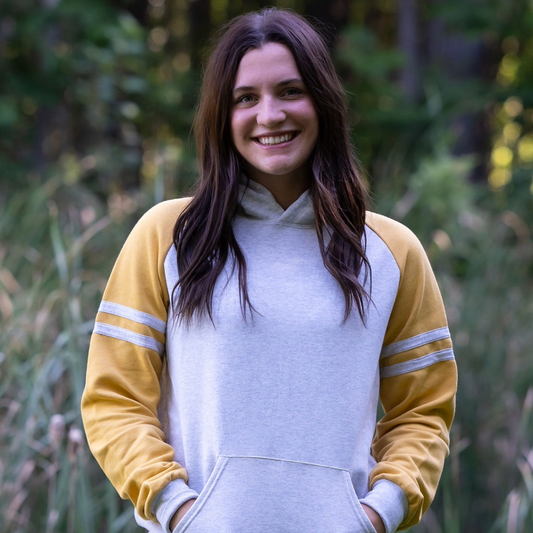 Sophie Pullover Hoodie - Oatmeal Yellow